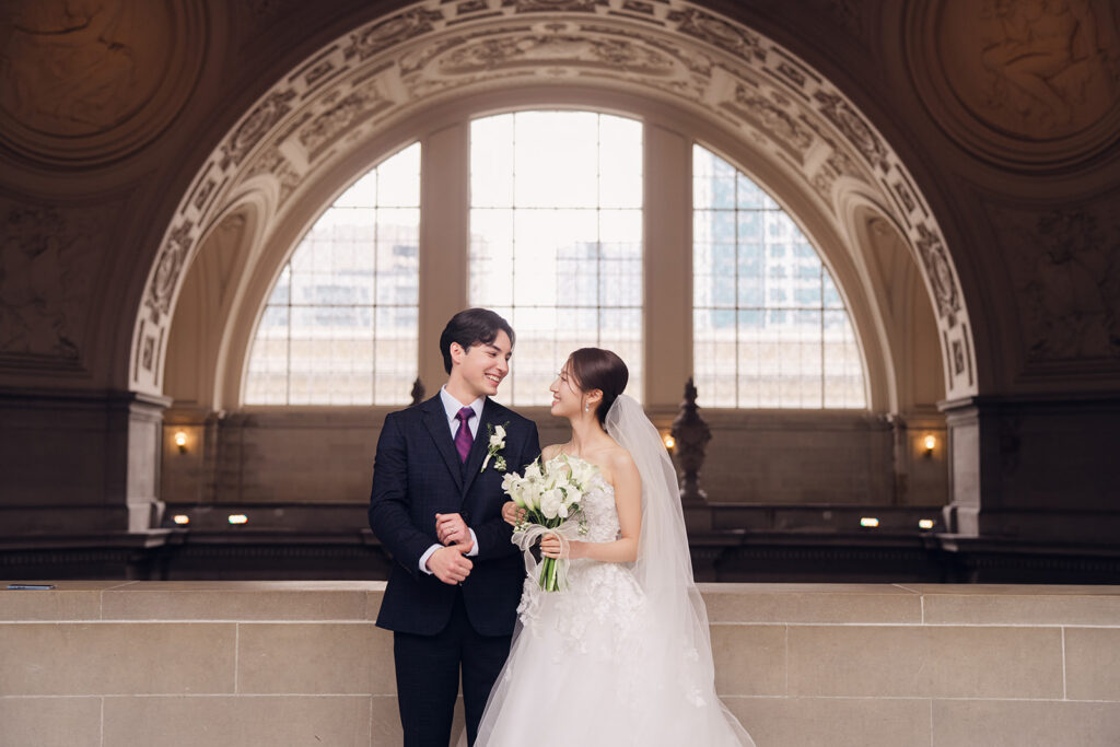 Wedding Timeline Without a Planner: San Francisco City Hall Wedding Group Photos