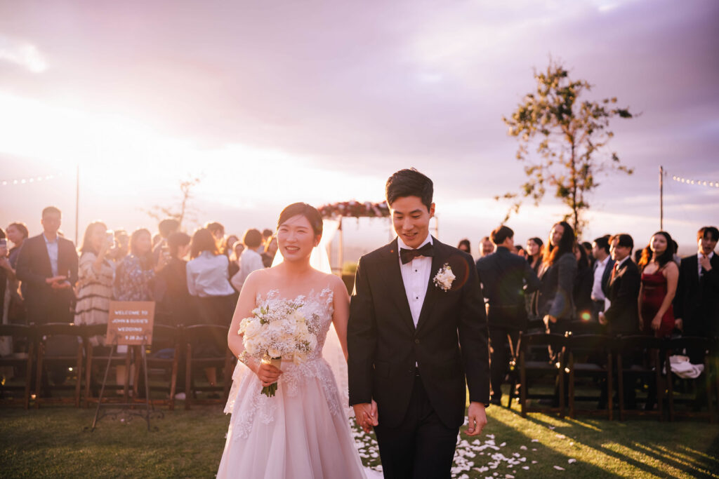 Wedding Timeline Without a Planner: Boulder Ridge Golf Club San Jose Ceremony