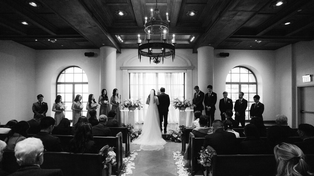 Couple during the ceremony
