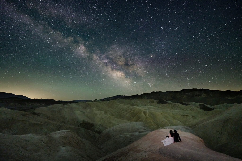 The main image they love and wanted to get from the moment they booked me. The milkyway photo of couple in it.